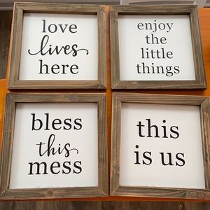 Home Decor Wall Art (Set of 4)
